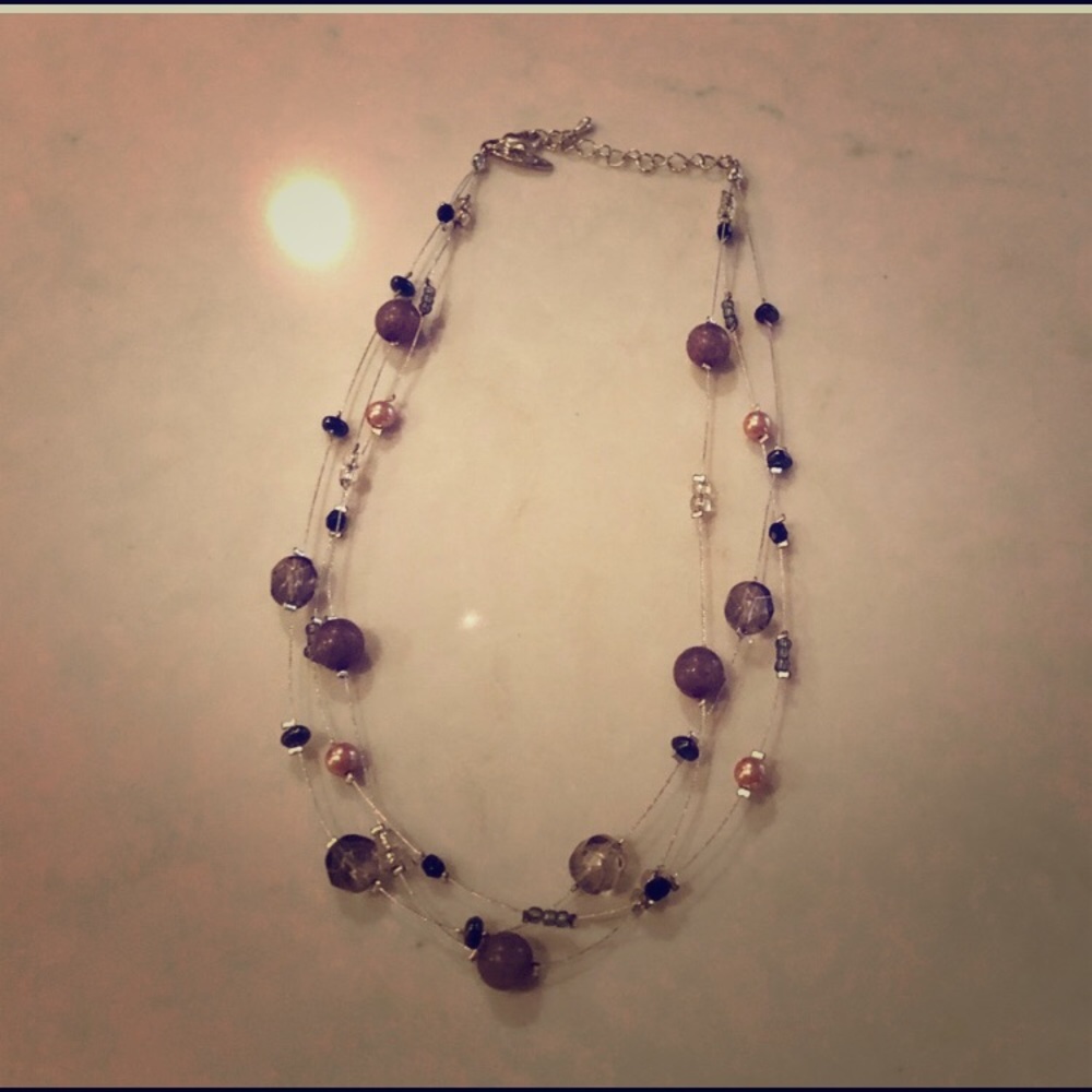 Beaded beauty necklace 🖤✨